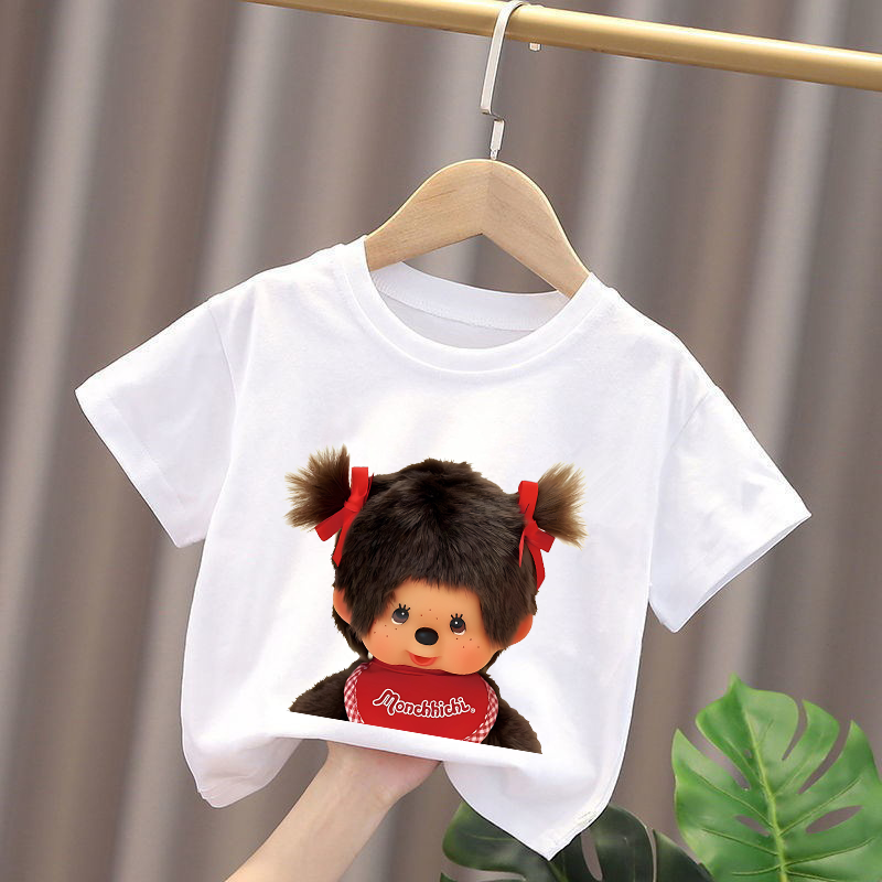 Monchhichi Kids T-shirts Anime - đánh giá và giá Summer Clothing For Baby Boy