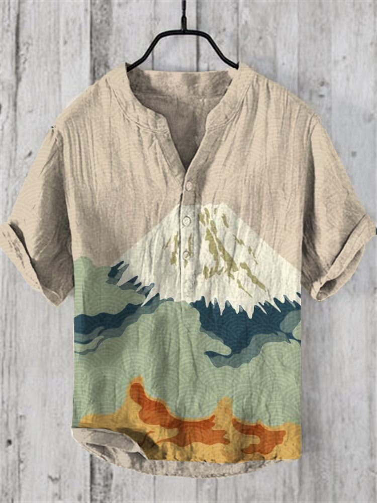 2025 Henry Shirt Men's Casual  - đánh giá và giá Summer Vacation Clothing Men