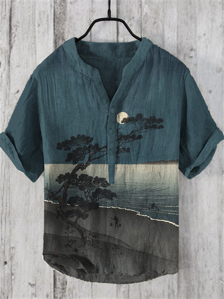 2025 Henry Shirt Men's Casual  - đánh giá và giá Summer Vacation Clothing Men
