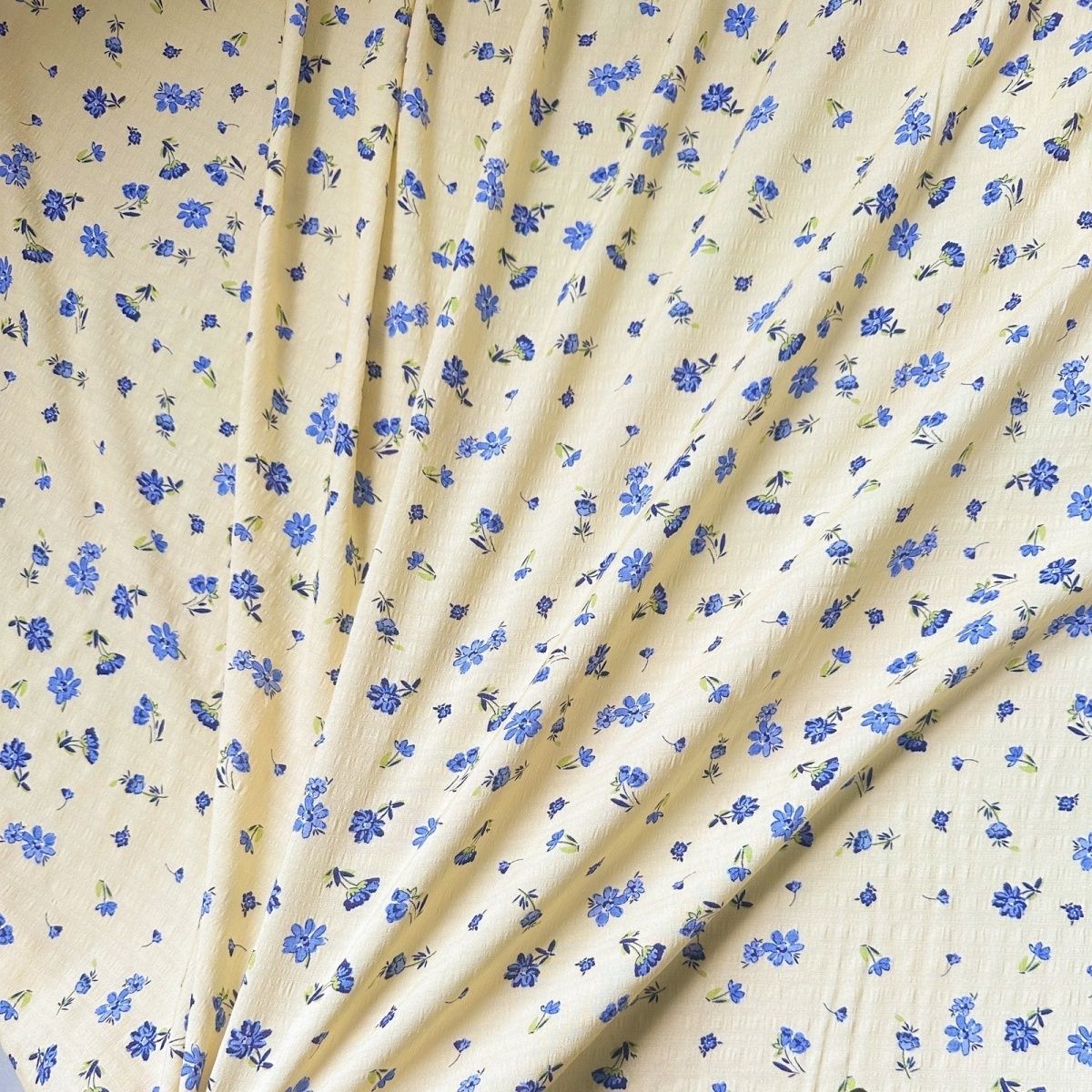 All Cotton Bubble Fabric Yello - đánh giá và giá Soft Summer Yellow Clothing