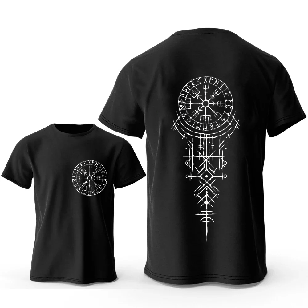 Viking Runic Compass Graphic T - đánh giá và giá Summer Viking Clothing