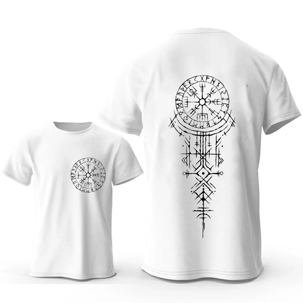 Viking Runic Compass Graphic T - đánh giá và giá Summer Viking Clothing
