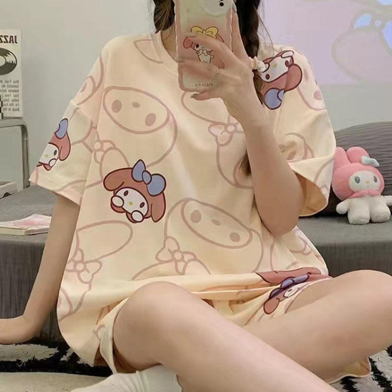 Two-Piece Set Sanrio New Cute  - đánh giá và giá Summer Clothing Pictures