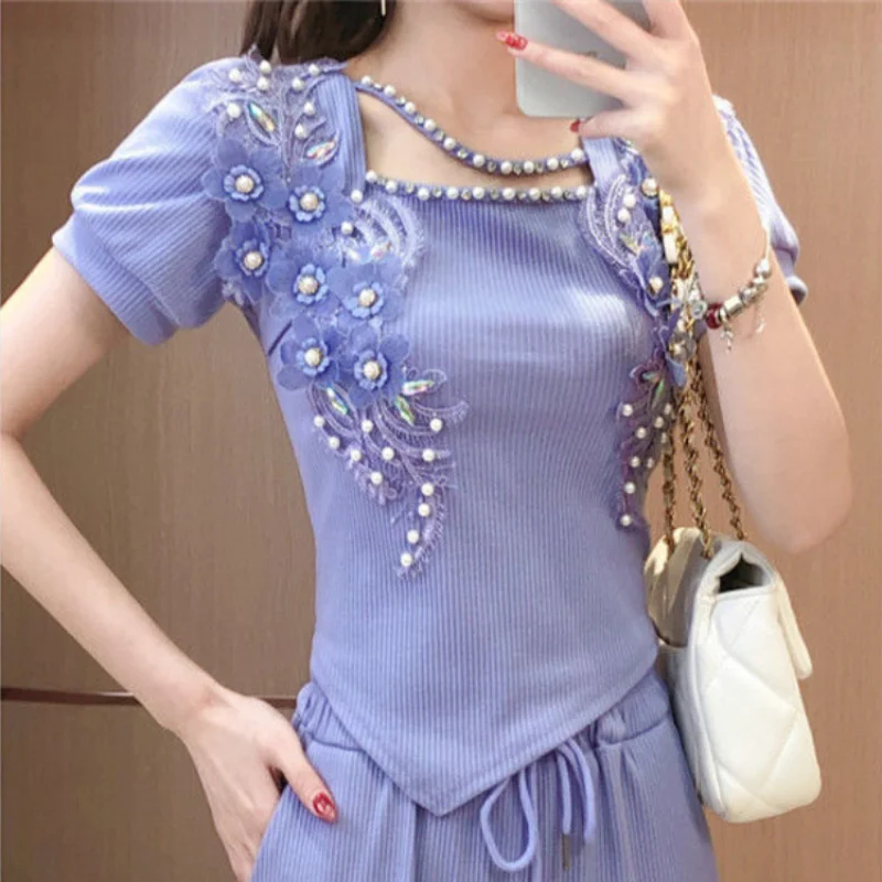 Wide Leg Ladies Trouser Purple - đánh giá và giá Summer Clothing Trends For Women