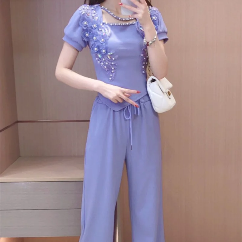 Wide Leg Ladies Trouser Purple - đánh giá và giá Summer Clothing Trends For Women