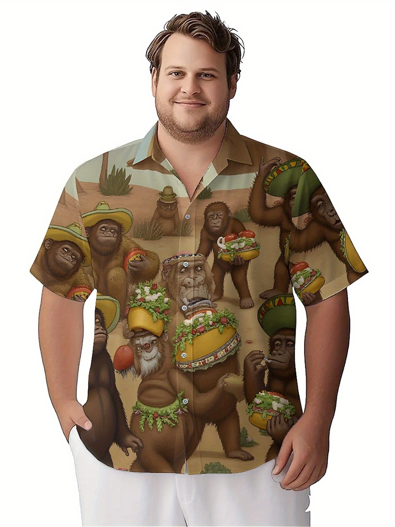 Men's Plus Size Hawaiian Shirt - đánh giá và giá Beach Shirt Hawaiian