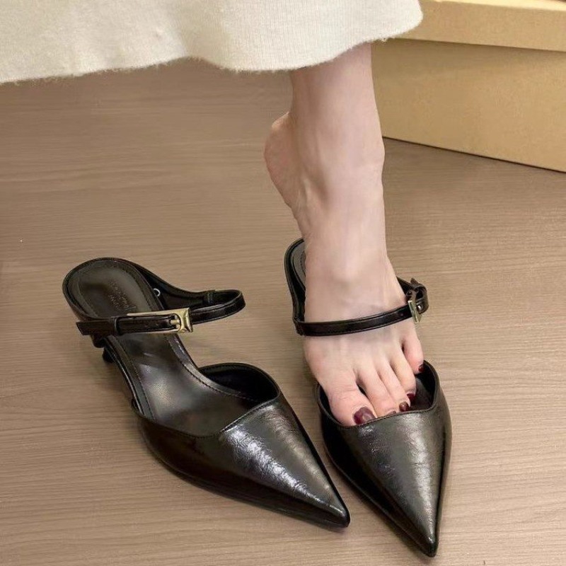 Women Pointed Toe Slippers Mid - đánh giá và giá Summer Clothing Brands