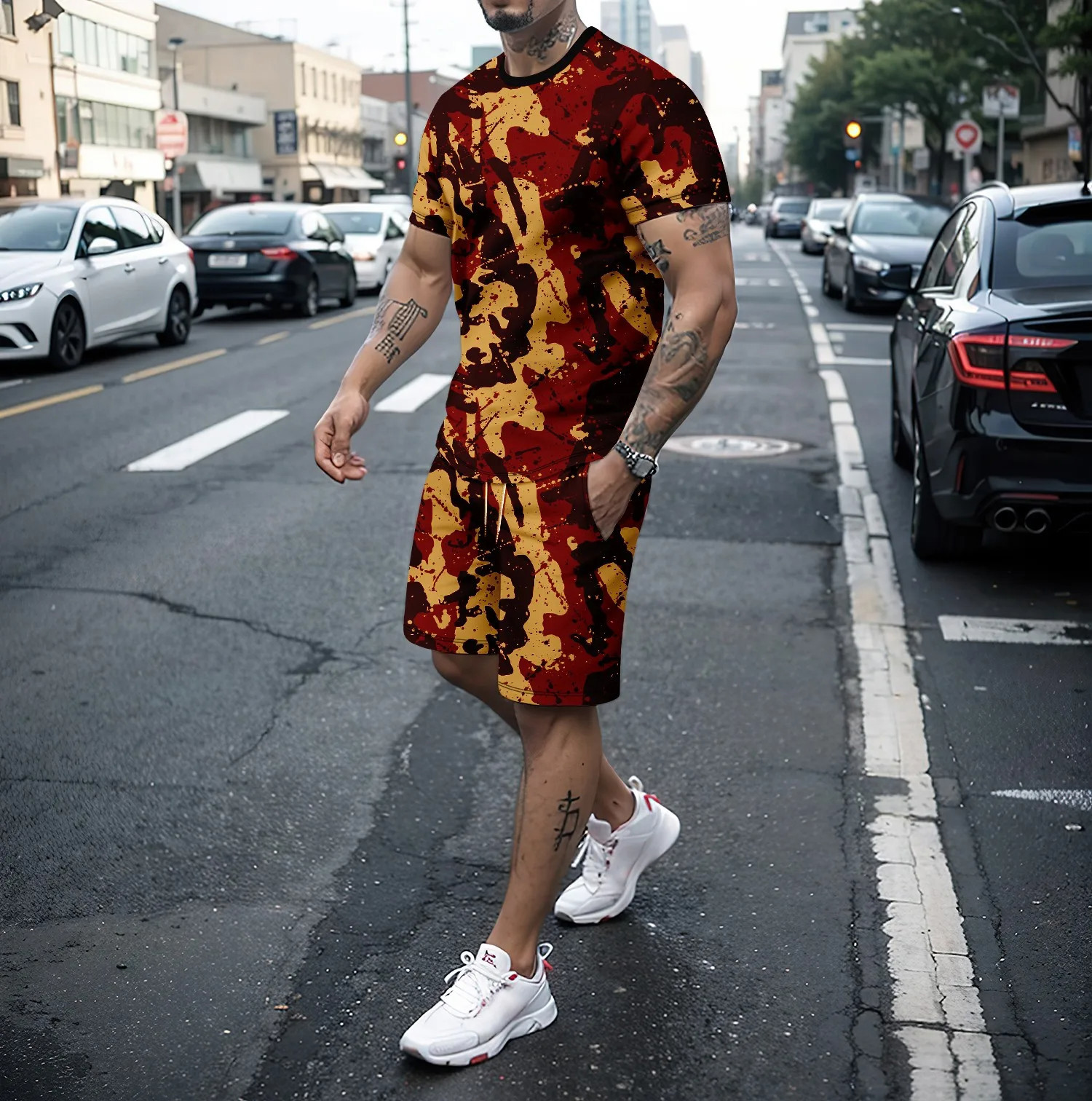 Camouflage Outdoor Tracksuits  - đánh giá và giá Summer Clothing Haul
