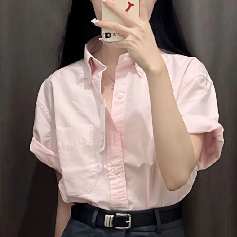 Korean Short Sleeve Polo Neck  - đánh giá và giá Summer Clothing Trends For Women