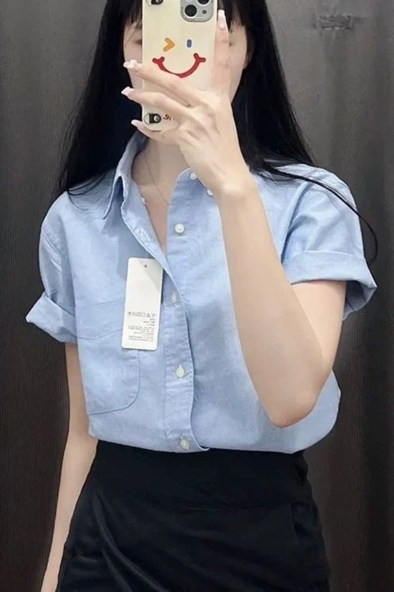 Korean Short Sleeve Polo Neck  - đánh giá và giá Summer Clothing Trends For Women