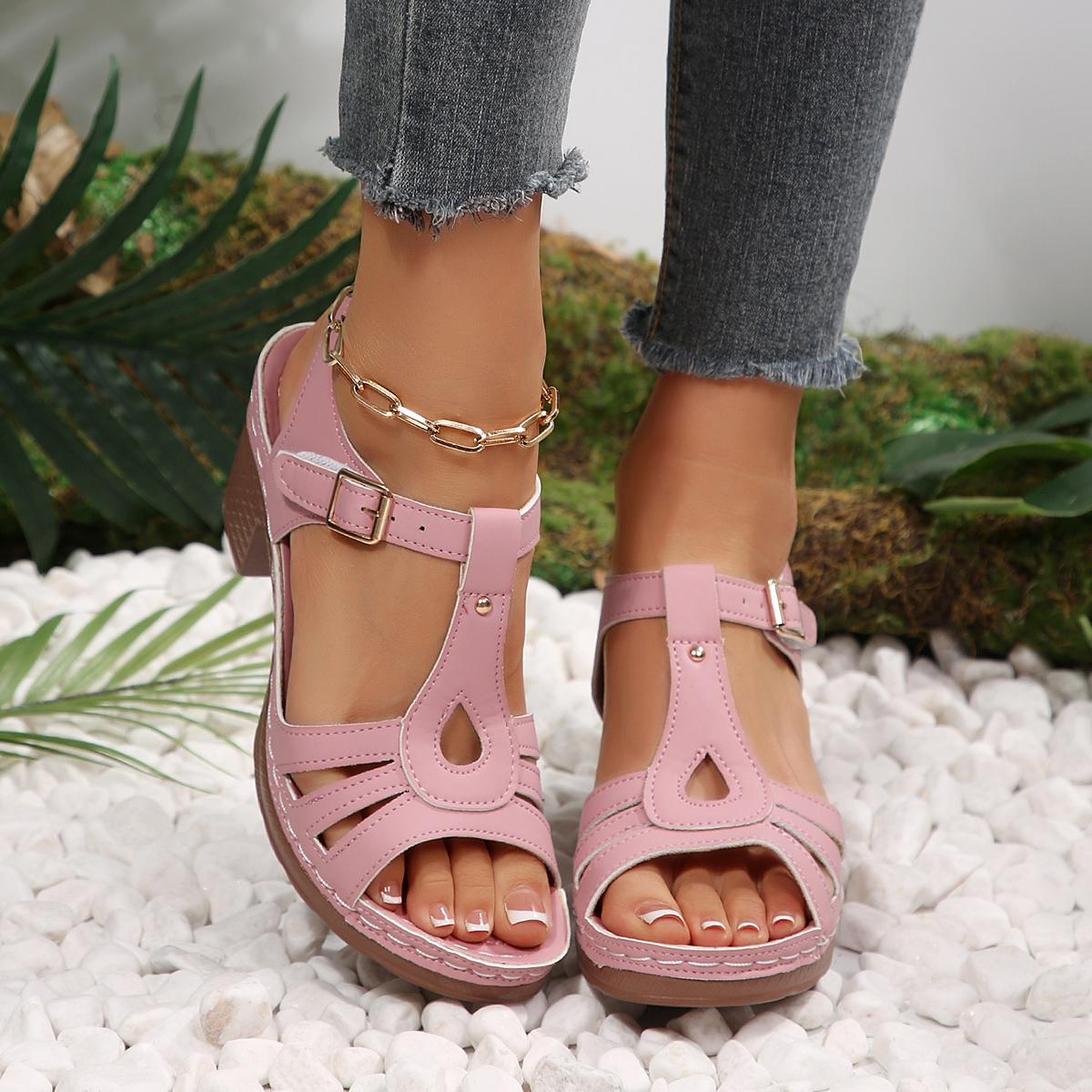 Fashionable New Round-toe Sexy - đánh giá và giá Summer Clothing Modest