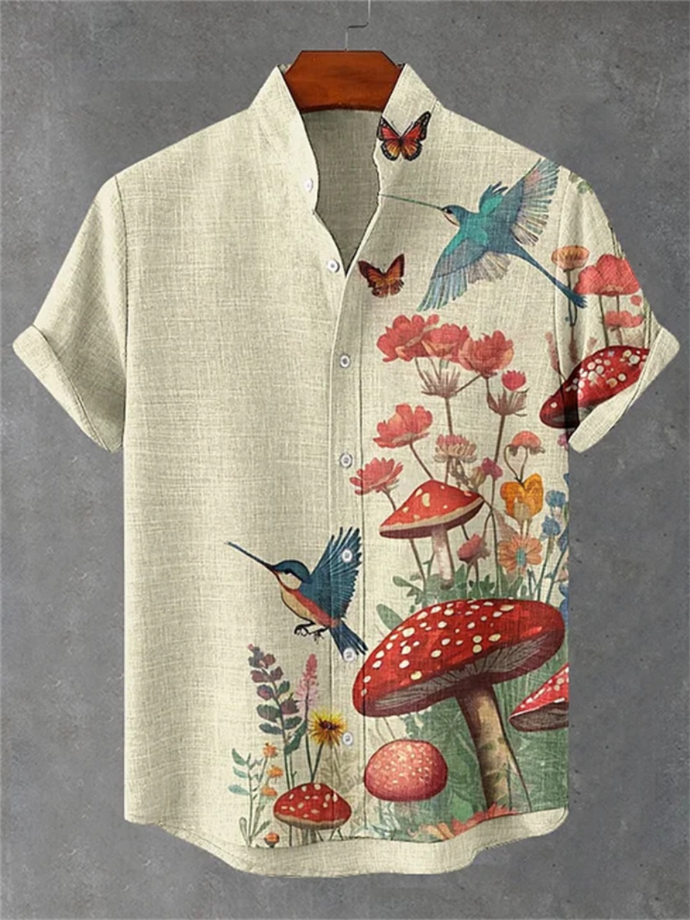 Men's Summer Linen Shirt Short - đánh giá và giá Summer Vacation Clothing Men