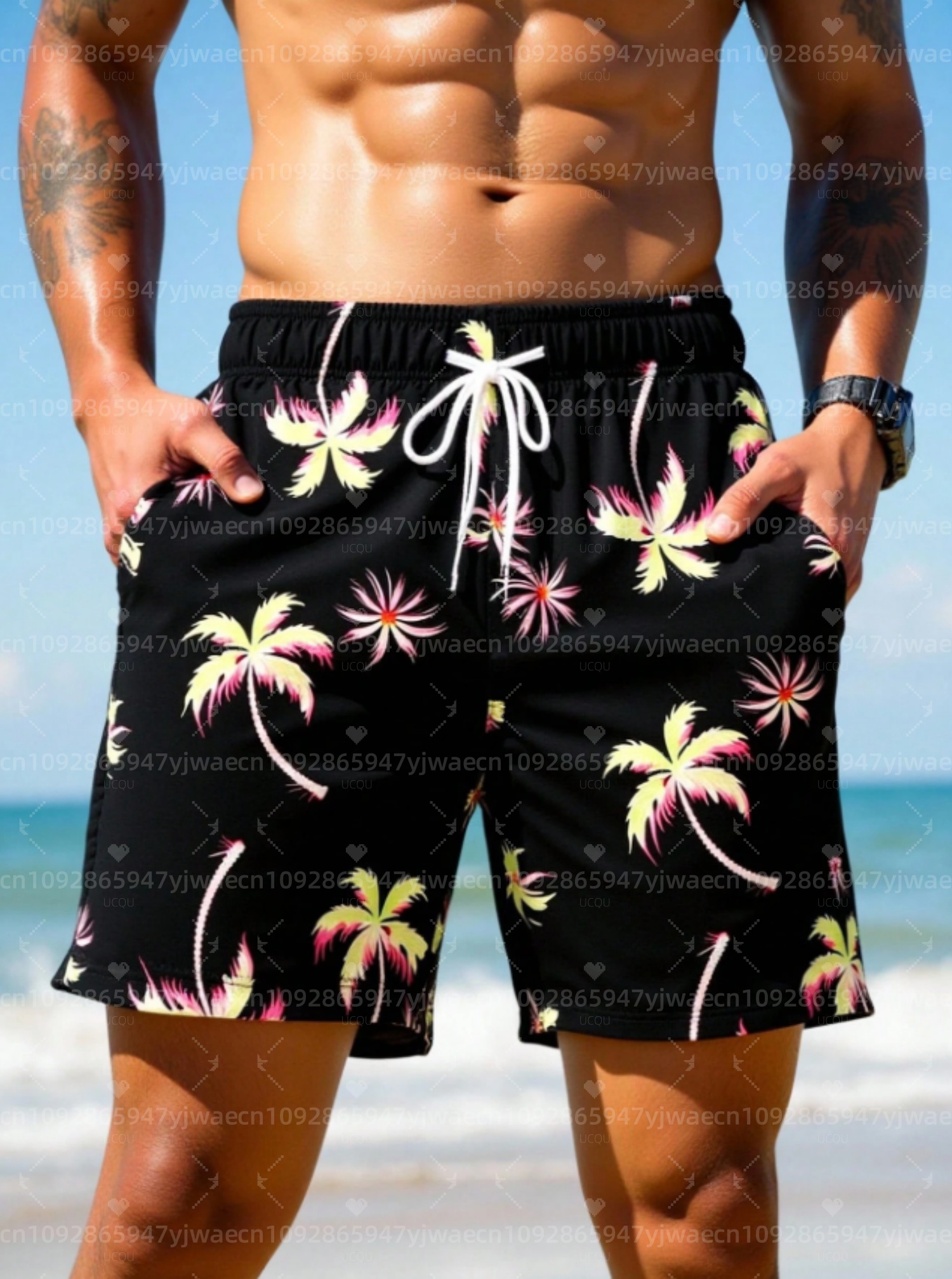 Summer Men Board Surf Shorts H - đánh giá và giá Summer Vacation Clothing Men