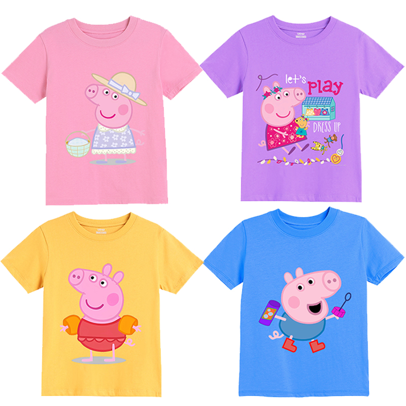 Peppas Pig Girl T Shirt George - đánh giá và giá Summer Clothing Kids Boys