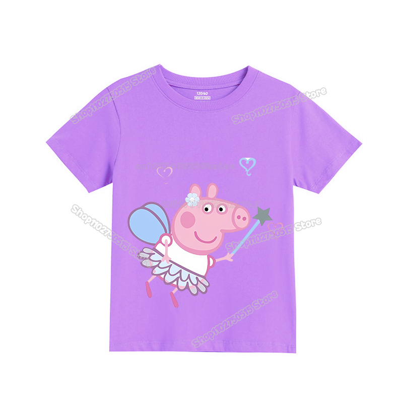 Peppas Pig Girl T Shirt George - đánh giá và giá Summer Clothing Kids Boys