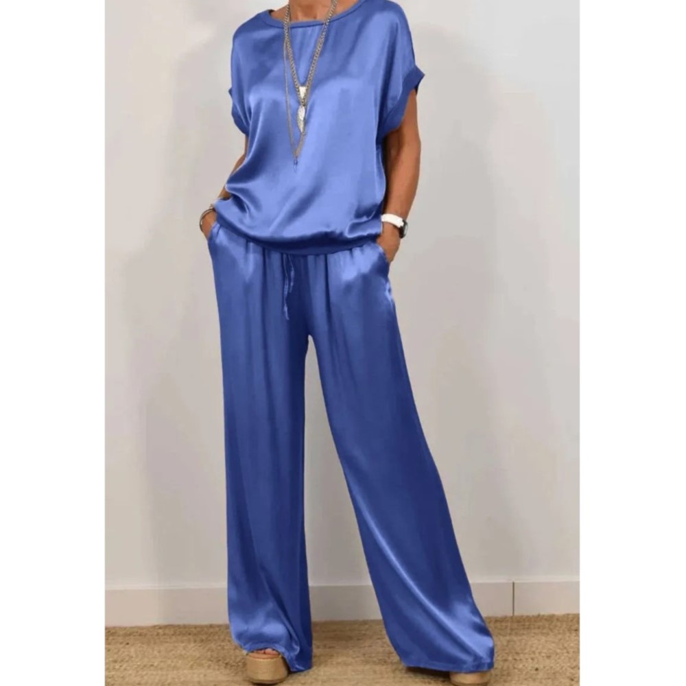 2-piece Set Fashion Satin O Ne - đánh giá và giá Zara Summer Clothing For Women