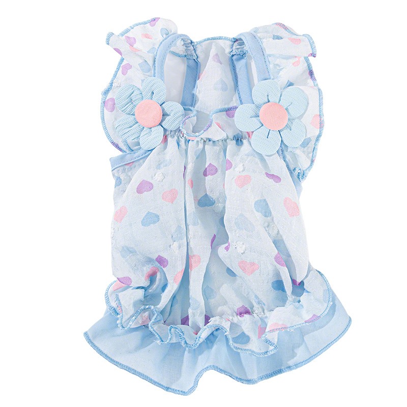 Yellow Love Dog Clothes Summer - đánh giá và giá Soft Summer Yellow Clothing