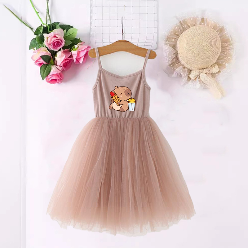 Capybara Girls Dresses Anime P - đánh giá và giá Summer Clothing Baby