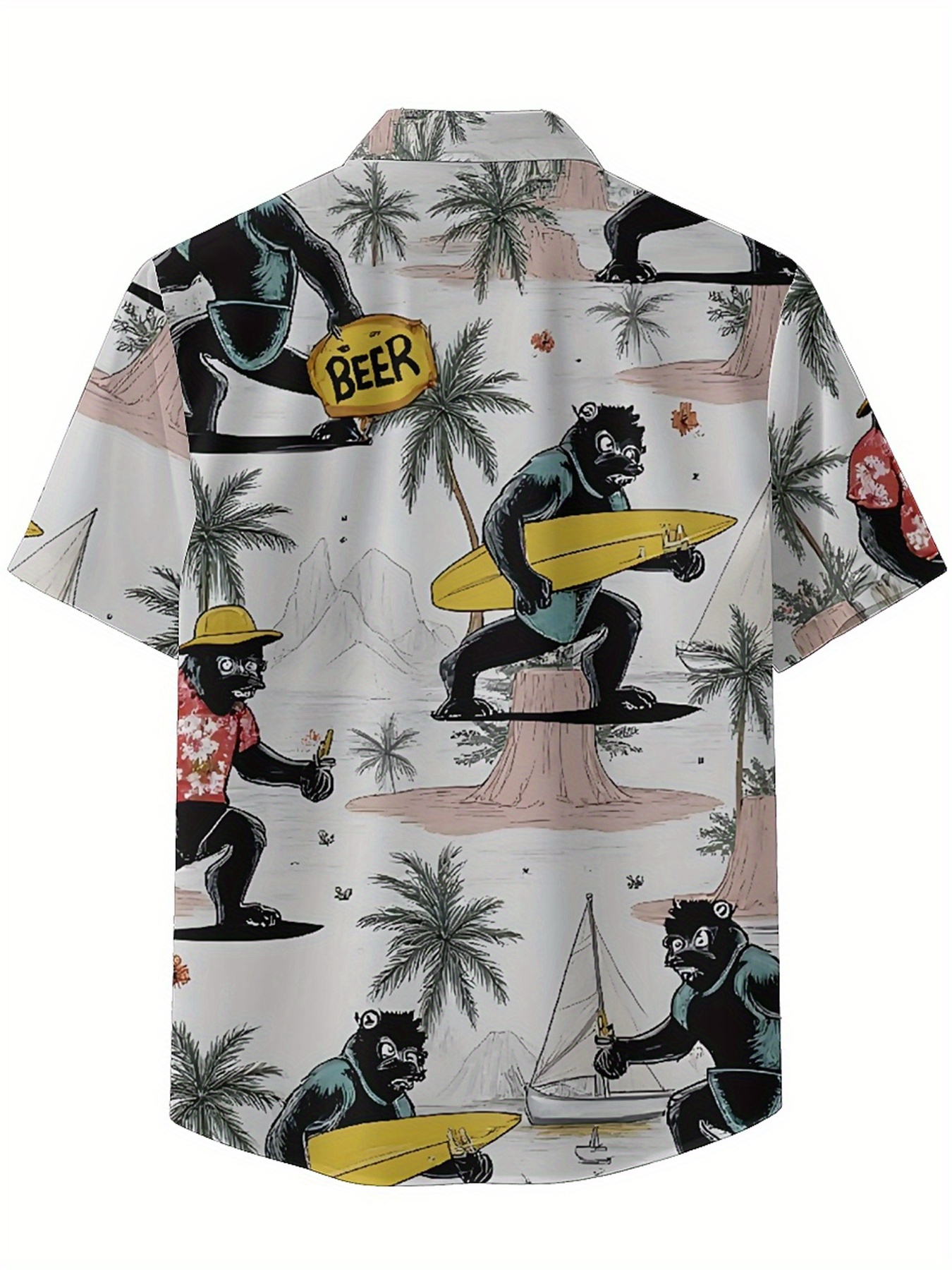 Men's Plus Size Hawaiian Shirt - đánh giá và giá Beach Shirt Hawaiian
