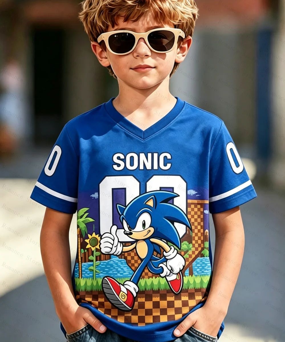 2026 The Hedgehog Kids T Shirt - đánh giá và giá Summer Clothing Kids Boys