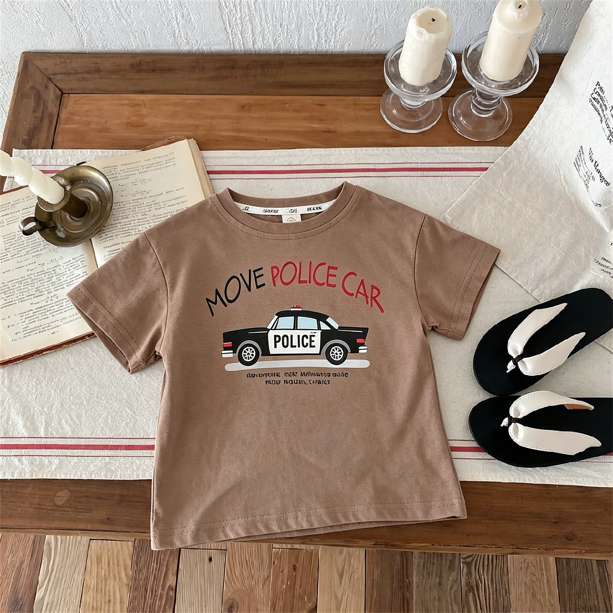 Printed Car Boys Girls T-shirt - đánh giá và giá Summer Clothing Boutiques