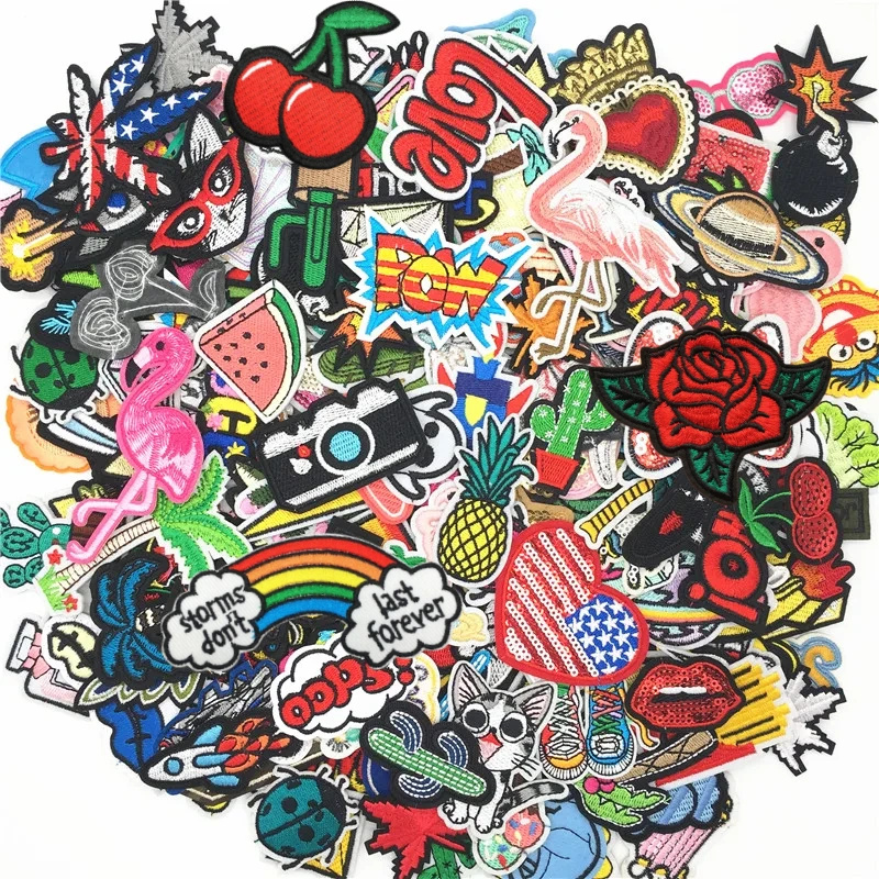 30PCS/lot Embroidery Patches M - đánh giá và giá Summer Clothing Pictures