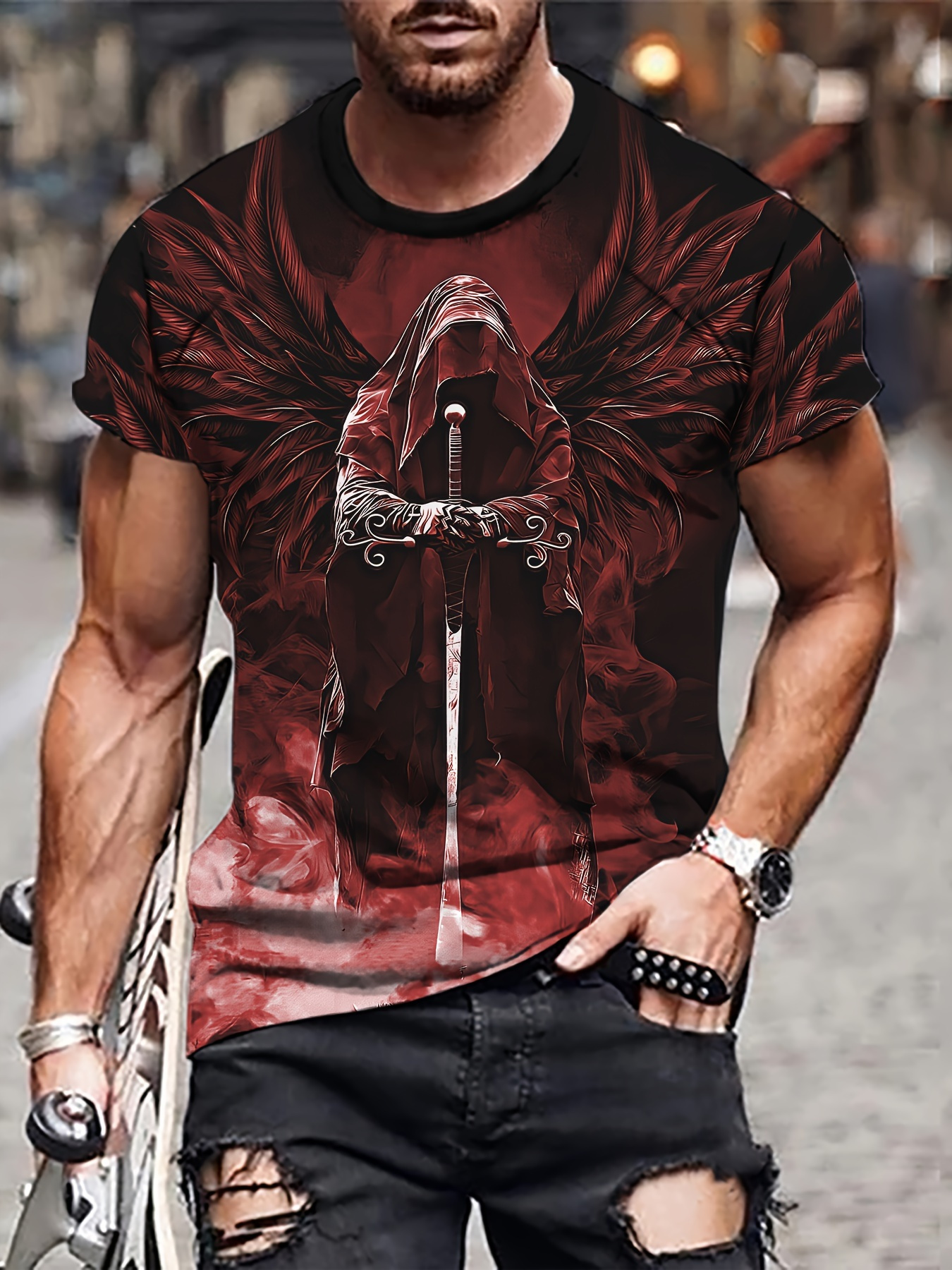 Summer Viking Warrior Pattern  - đánh giá và giá Summer Viking Clothing