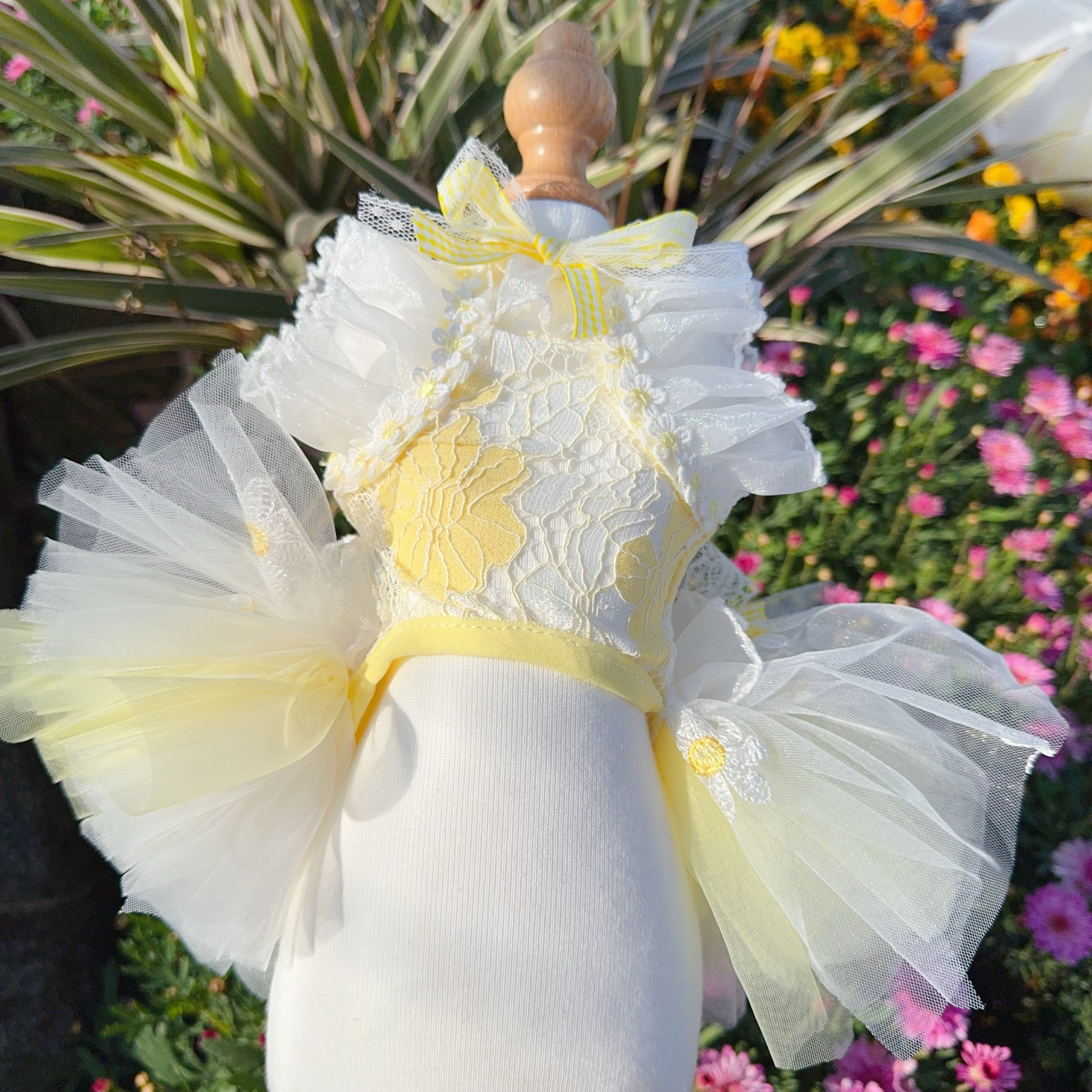 Summer Yellow Daisy Flower Pet - đánh giá và giá Soft Summer Yellow Clothing