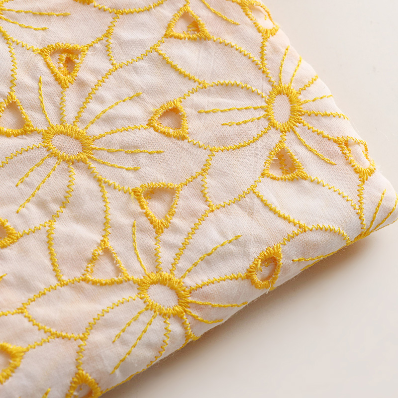 High quality cotton tecido Yel - đánh giá và giá Soft Summer Yellow Clothing