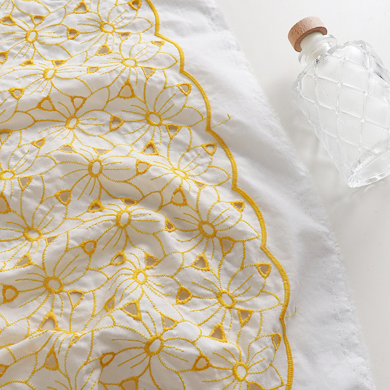 High quality cotton tecido Yel - đánh giá và giá Soft Summer Yellow Clothing