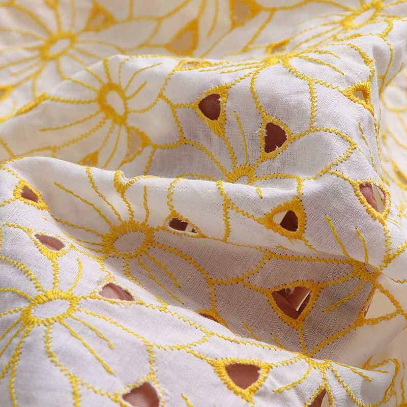 High quality cotton tecido Yel - đánh giá và giá Soft Summer Yellow Clothing